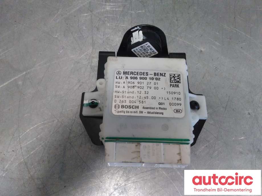 Styreenhet parkering til Mercedes Sprinter 2013-2018 (Fase 2) (906) (906) (BOSCH|A9069001002|A9069005000|0263004581)