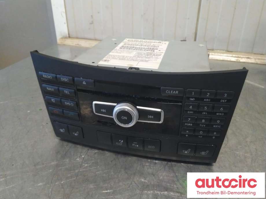 Bilstereo navigasjon til Mercedes E-Klasse, 2009-2013 (Fase 1) (W212) (W212) (..|A2129005514)