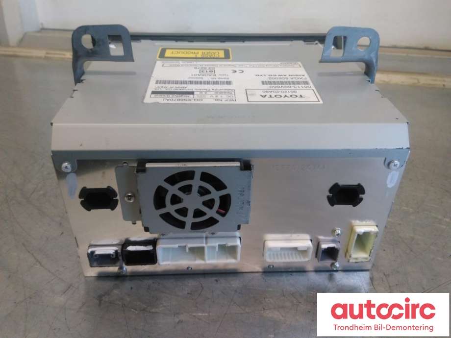 Bilstereo navigasjon til Toyota Avensis 2009-2015 (Type III, Fase 1) (...|8612020A90|)