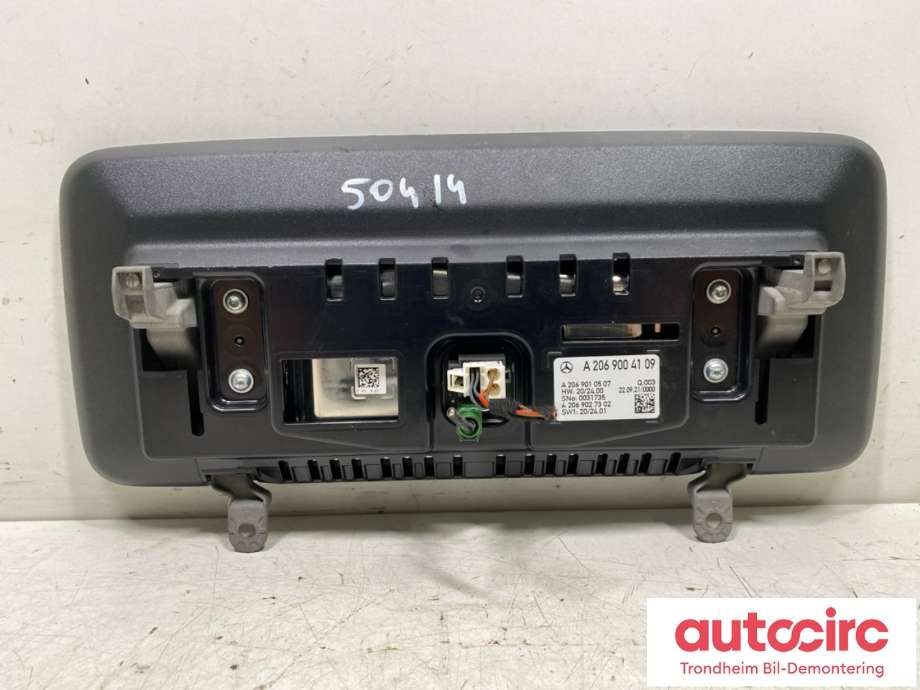 Instrumentpanel til Mercedes C-Klasse 2021-->> (W206) (W206) (..|A2069004109|)