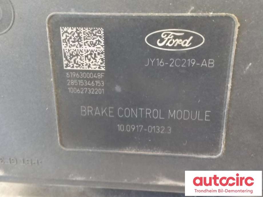 ABS sentral til Ford Transit Courier 2014-2018 (Type I, Fase 1)  (..|JY16-2C219-AB|2395101|JY16-2B373-BB)