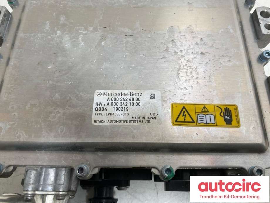 DCDC converter elbil til Mercedes EQC 2019-->>  (HITACHI|A0003424800|EVD4530-01S|)