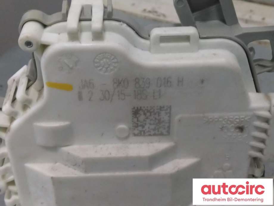 Låsekasse høyre bak til Audi A4, Allroad 2009-2016 (Type I) (B8) (B8) (..|8K0839016H|8K0 839 016 H|)