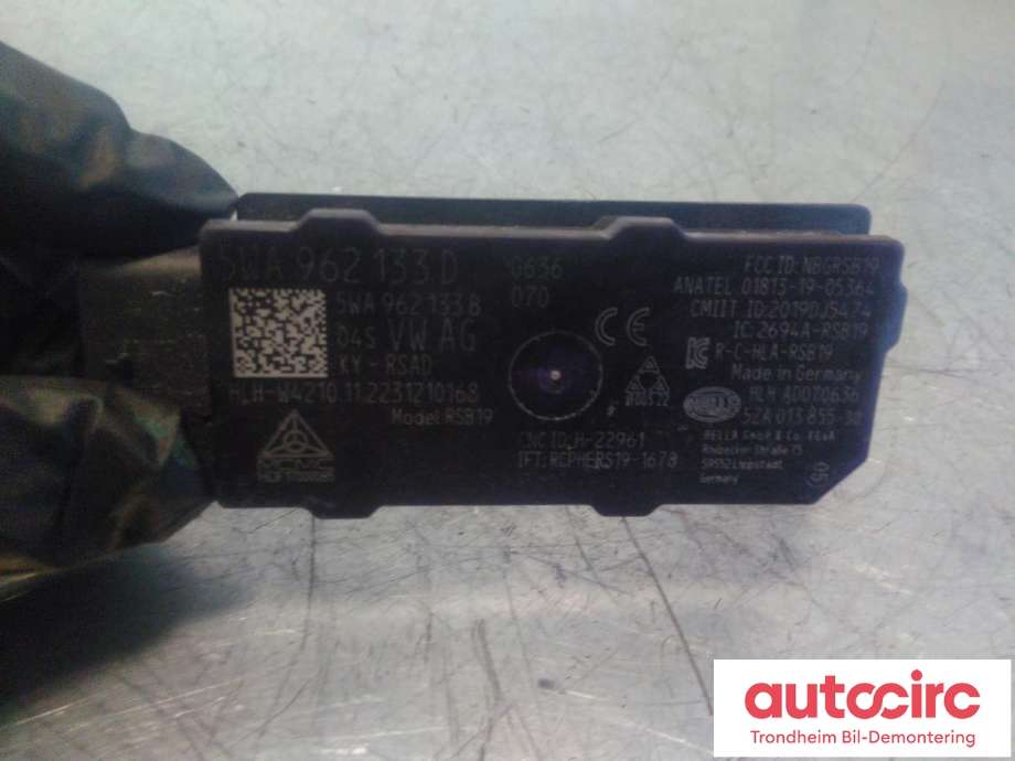 Styreenhet nøkkelfri/keyless til VW ID.5 2022-->>  (...|5WA962133D|)