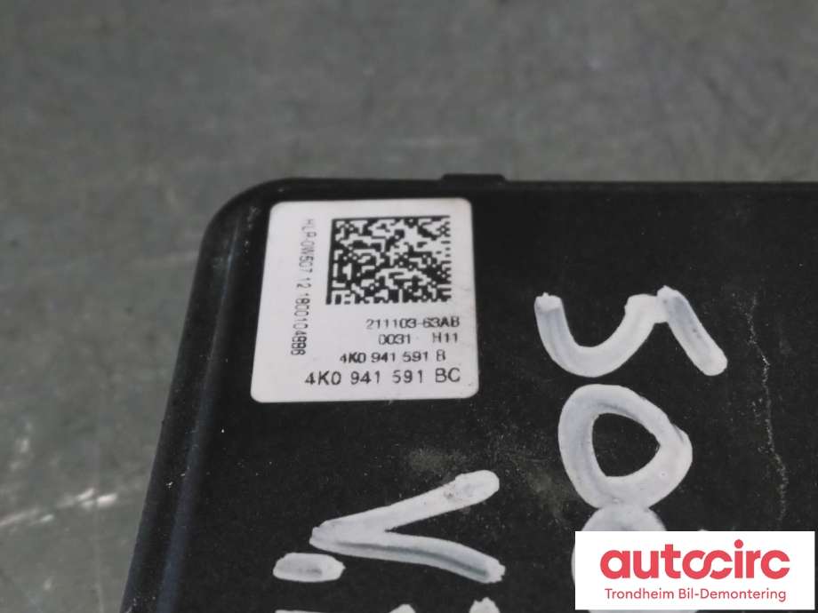 Styreenhet xenon/ballast til Audi e-tron 2018-->>  (..|4K0941591BC|4K0 941 591 BC|)