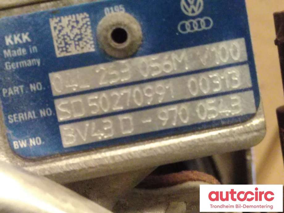 Turbo til Škoda Superb 2015-->> (Type III)  (BORG-WARNER|04L253056M|04L253056MX|04L253124A| 04L253124AX)