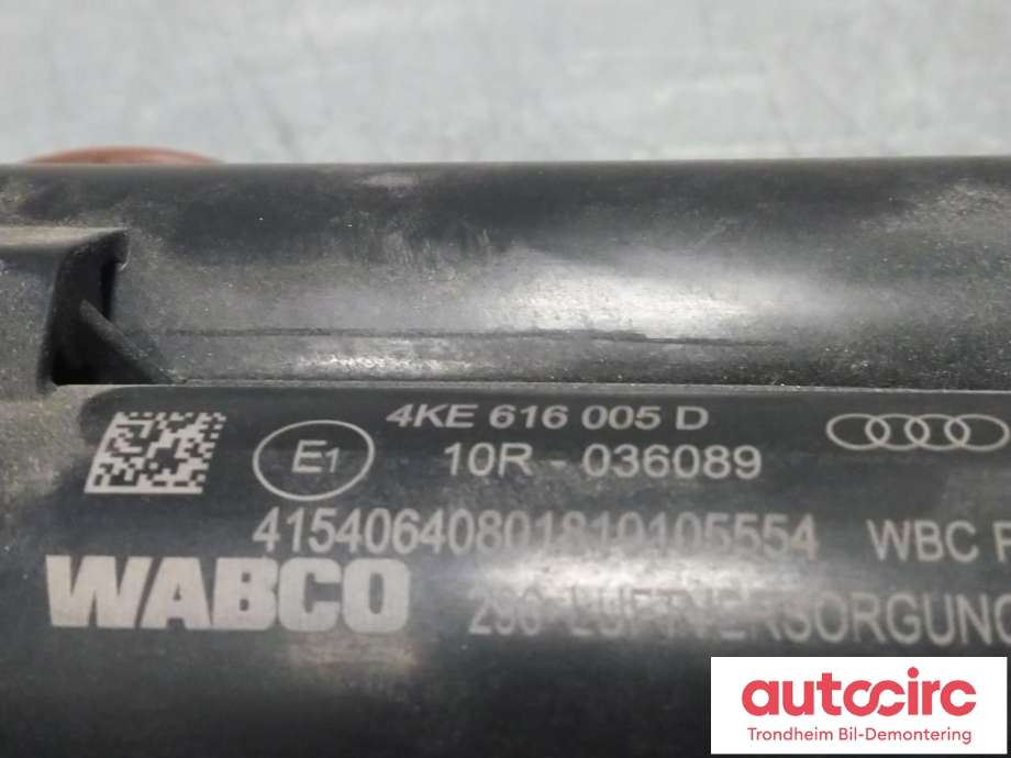 Kompressor nivå/luft til Audi e-tron 2018-->>  (WABCO|4KE616005D|4KE616005F|)