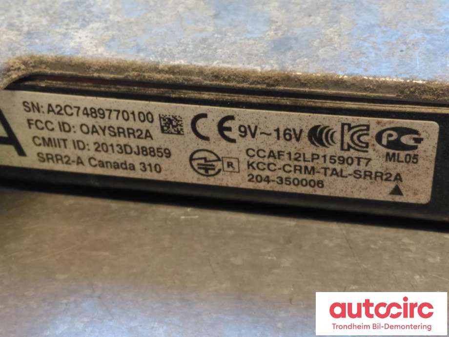 Sensor blindsone til Toyota Land Cruiser 150 2014-->> (Fase 2)  (CONTINENTAL|88162-0W400|881620W400|A2C74897701| 2013DJ8859| 204-350006| OAYSRR2A)