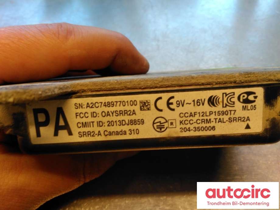 Sensor blindsone til Toyota Land Cruiser 150 2014-->> (Fase 2)  (CONTINENTAL|88162-0W400|881620W400|A2C74897701| 2013DJ8859| 204-350006| OAYSRR2A)