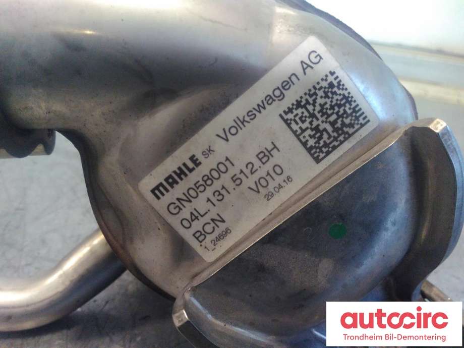 EGR-kjøler til Škoda Superb 2015-->> (Type III) (MAHLE|04L131512BH|04L131512CG|)