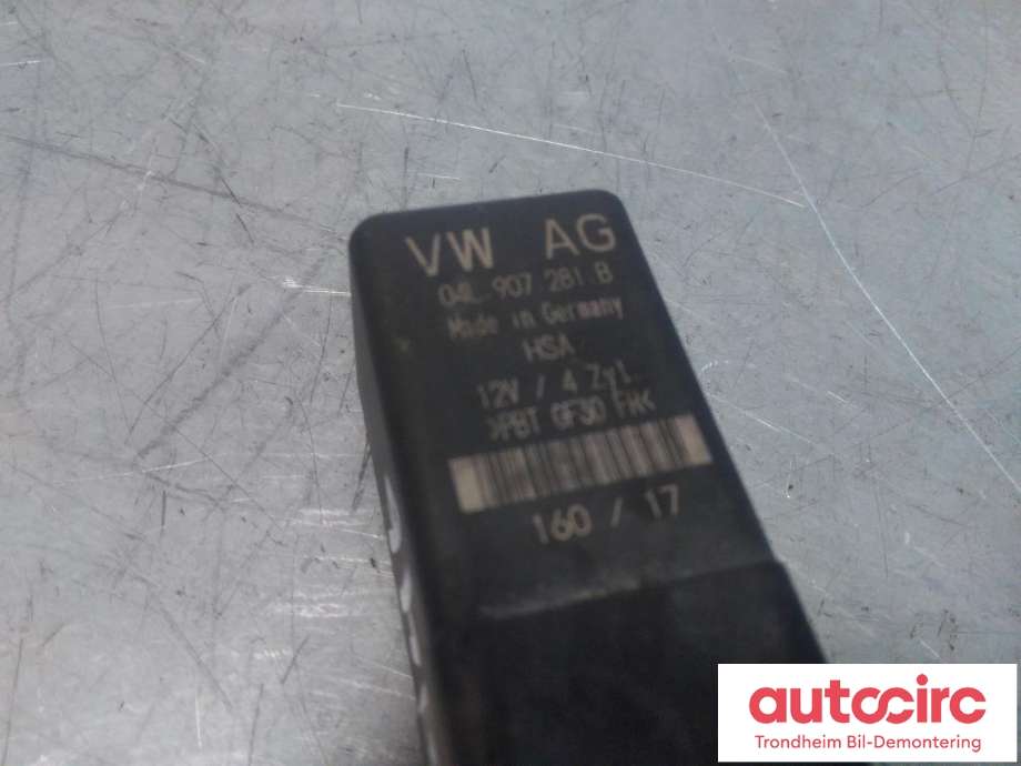 Rele gløde til VW Crafter 2016-->> (Type II)  (...|04L907281B|)
