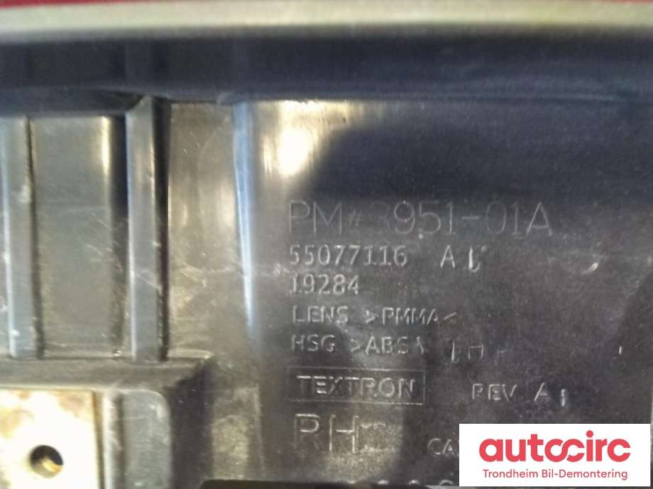 Baklykt høyre til Dodge Ram 2003-2008 (Type III)  (..|55077116|)