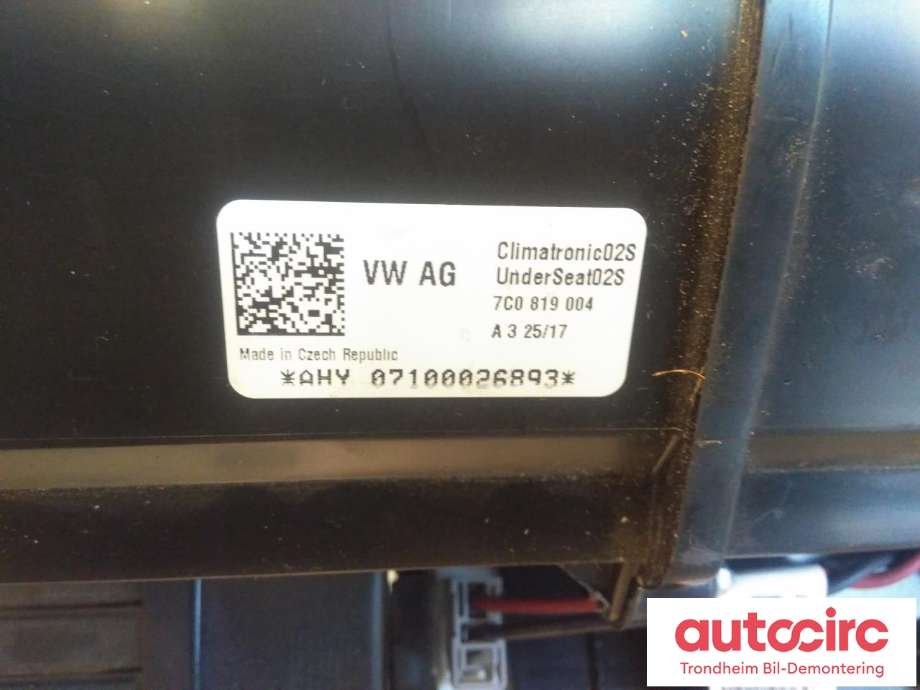 Varmeapparat motor bak til VW Crafter 2016-->> (Type II)  (...|7C0819021|7C0819153|7C0819004)