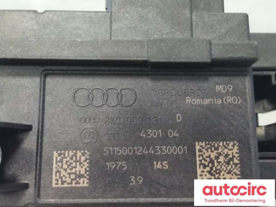 Tenningslås til Audi A4, Allroad 2009-2016 (Type I) (B8) (B8) (..|8K0909131D|8K0 909 131 D|)