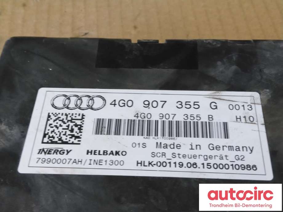 Styreenhet diverse til Audi A4, Allroad 2009-2016 (Type I) (B8) (B8) (HELBAKO|4G0907355G|4G0 907 355 G|)