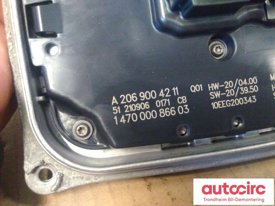 Styreenhet LED til Mercedes C-Klasse 2021-->> (W206) (W206) (AUTOMOTIVE LIGHTING|A2069004211|A2069008213|A2069007016| A 206 900 82 13| A 206 900 70 16| A 206 900 42 11| 147000086603| 1416000261)