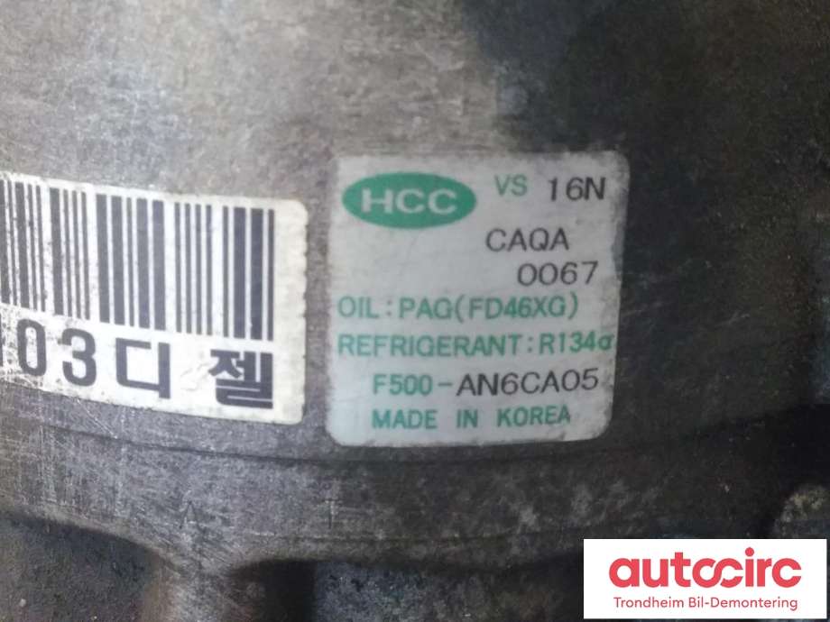 Aircondition kompressor til Kia Cee