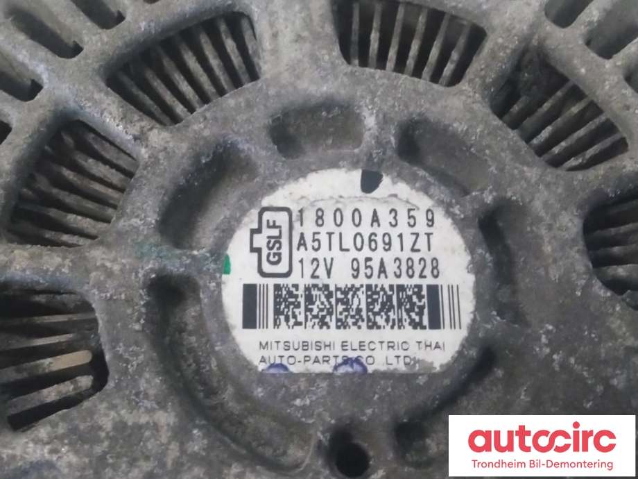 Dynamo til Mitsubishi Space Star 2013-->> (Type II) (MITSUBISHI-ELECTRIC|1800A359|A5TL0691ZT|)
