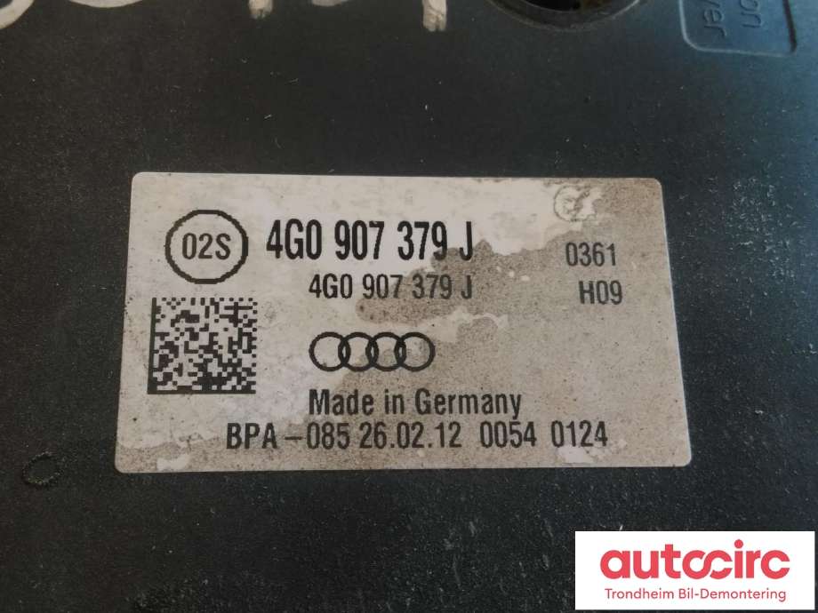 ABS sentral til Audi A6 2011-2014 (Type IV, Fase 1) (C7) (C7) (BOSCH|4G0614517S|4G0907379J|4G0 907 379 J| 4G0 614 517 S| 0265250484| 0265960419)
