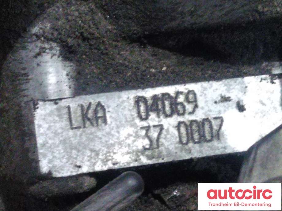 Girkasse manuell 6-trinn til VW Touran 2007-2010 (Type I, Fase 2)  (GIRKODE LKA|02S300046R|02S300046RX|02S 300 046 R| 02S 300 046 RX| LKA)