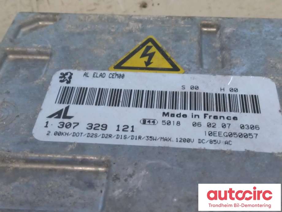 Styreenhet xenon/ballast til Peugeot 307 2005-2008 (Fase 2)  (AL|6224K0|1307329121|)