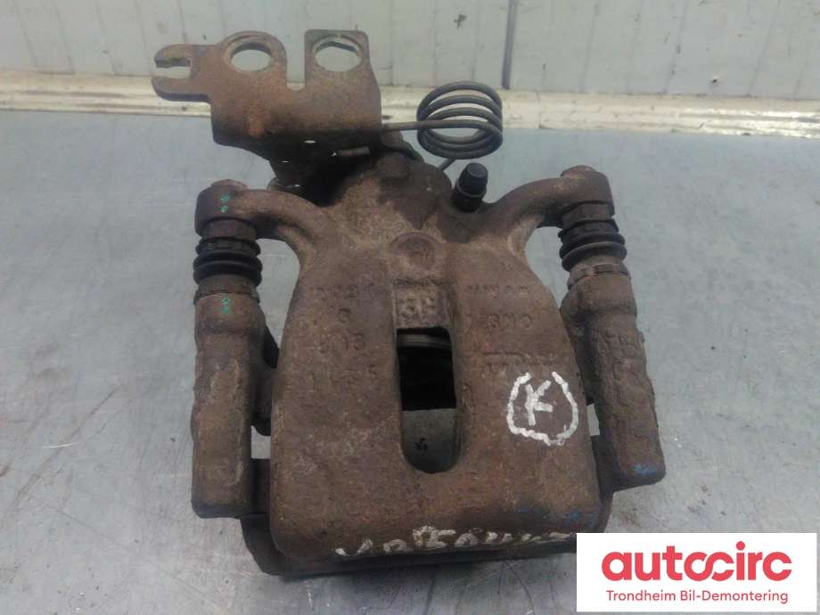 Bremsecaliper venstre bak til VW Caddy, 2015-2020 (Type III, Fase 3)  (TRW|2K5615423A)