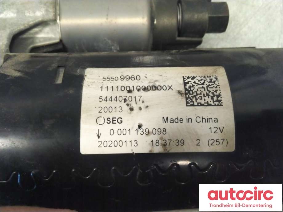 Starter diesel til Chevrolet Silverado 2019-->>  (..|55509960|)