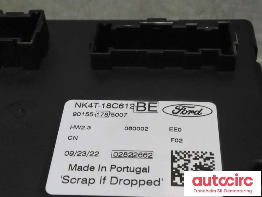 Styreenhet klima/aircondition til Ford E-Transit 2022-->>  (..|NK4T-18C612-BE|2611674|)