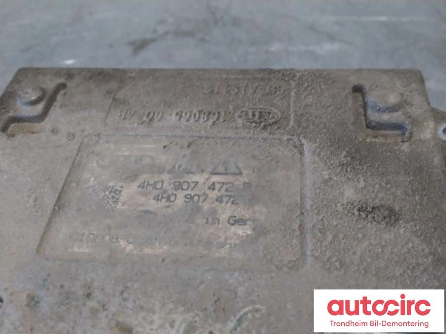 Styreenhet xenon/ballast til Audi A6 2011-2014 (Type IV, Fase 1) (C7) (C7) (..|4H0907472B|4H0 907 472 B|)