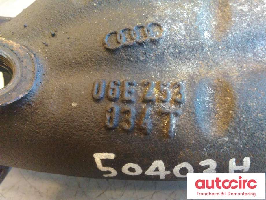 Manifold eksos til Audi A4 2007-2014 (Type IV) (B8) (B8) (SYLINDER 1 TIL 3 LES INFO|06E253034T|06E253032Q|06E253032AB| 06E 253 032 Q| 06E 253 032 AB| 06E 253 034 T)