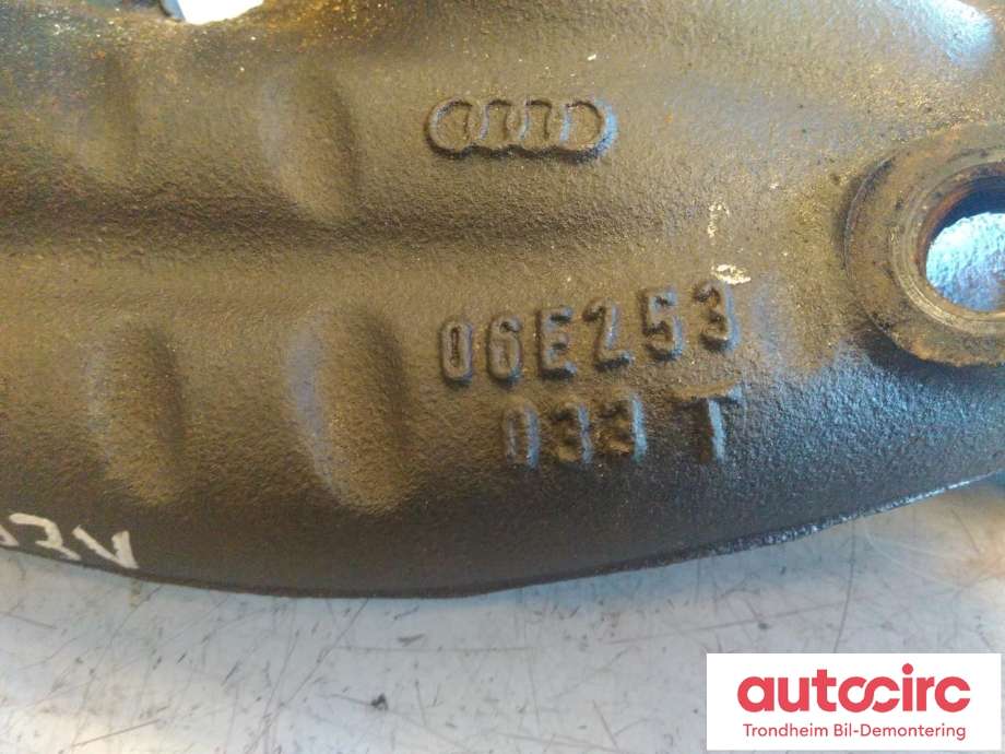 Manifold eksos til Audi A4 2007-2014 (Type IV) (B8) (B8) (SYLINDER 4 TIL 6 LES INFO|06E253033T|06E253031Q|06E253031AB| 06E 253 031 Q| 06E 253 031 AB| 06E 253 033 T)