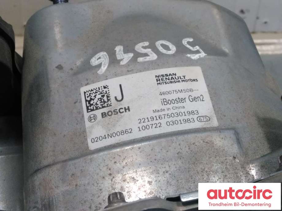 Bremsekraft-forsterker til Nissan Ariya 2022-->>  (BOSCH|46007-5MS0B|460075MS0B|)