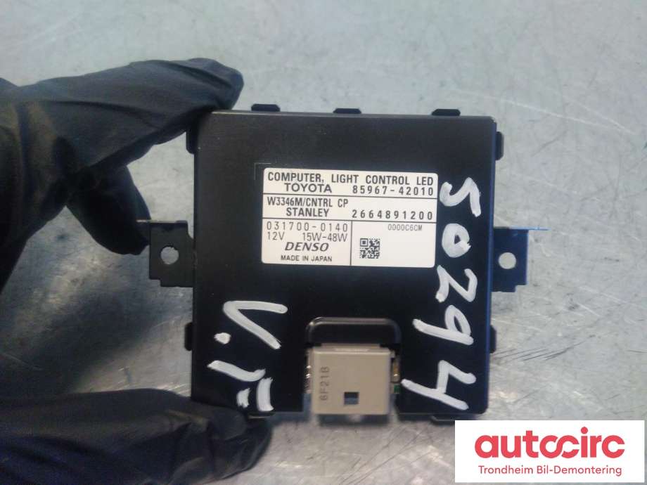 Styreenhet LED til Toyota RAV4, 2016-2019 (Type IV, Fase 2)  (DENSO|8596742010)