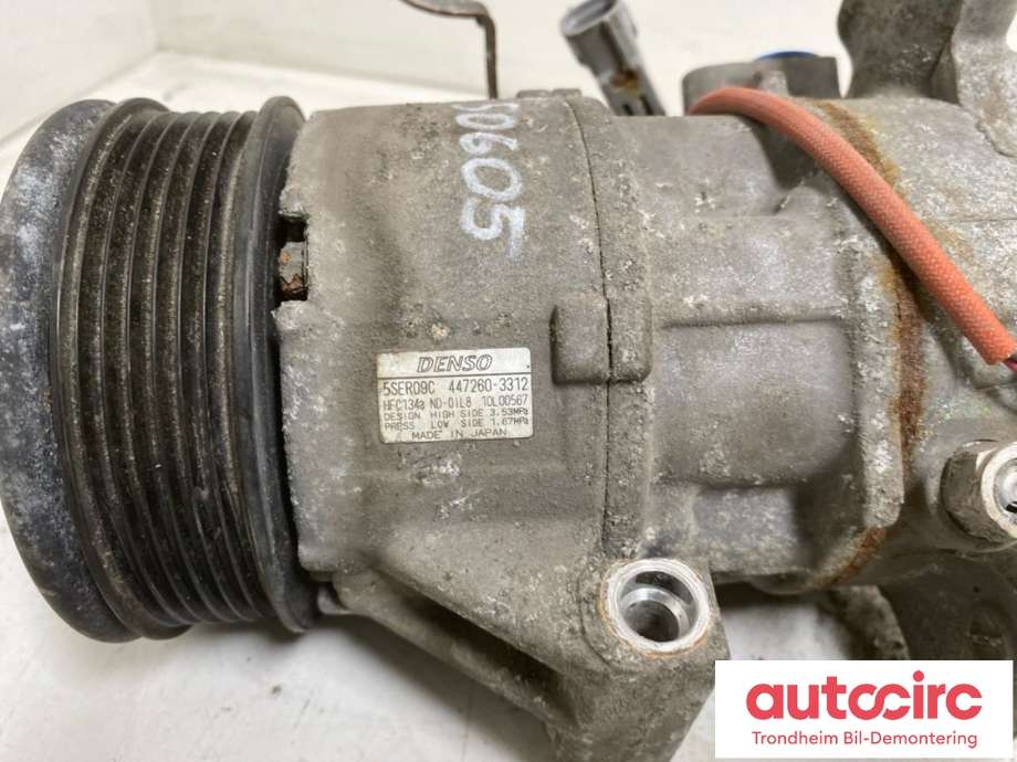 Aircondition kompressor til Toyota Corolla 2007-2013  (DENSO|88310-02630|8831002630|447260-3312)