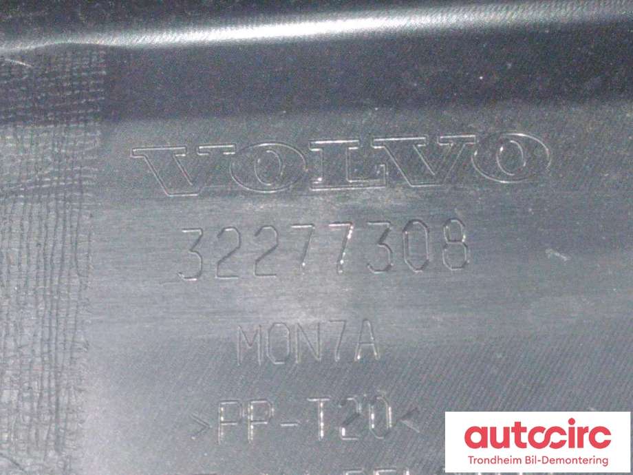 Frontplate til Volvo V60 / V60 CC 2018-->> (Type II) (KUN PLASTDEKSEL|32277308|)