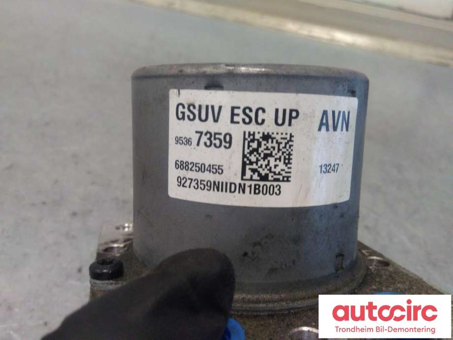 ABS sentral til Opel Mokka 2012-2016 (Type I, Fase 1)  (MANDO|95911080|94559627|95367359)
