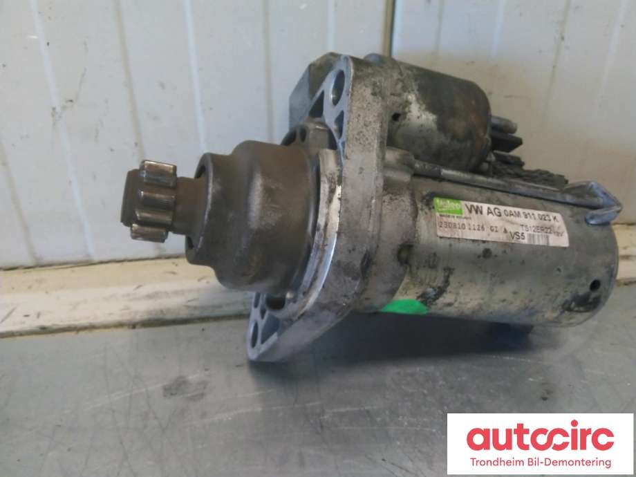 Starter til Škoda Octavia 2009-2013 (Type II, Fase 2)  (VALEO|0AM911023K|0AM911023T|0AM911023TX)