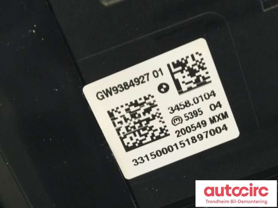 Girstang/girvelger automat til BMW X5 2013-2018 (F15) (F15) (..|9384927|61316832385|)