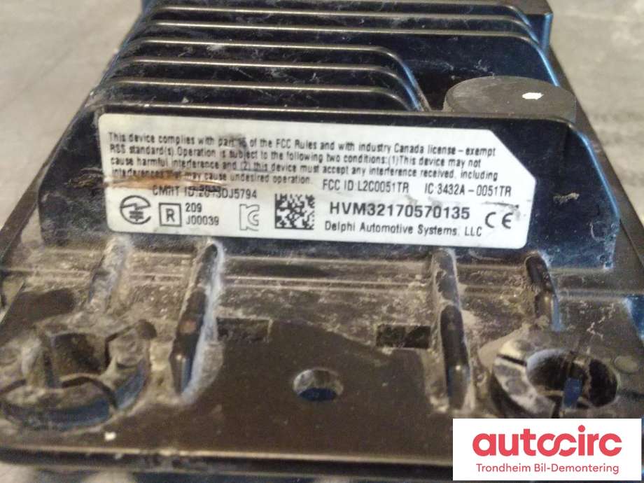 Sensor radar til Hyundai Ioniq Electric 2016-2019 (Fase 1)  (MANDO|96400-G7000|96400G7000|)