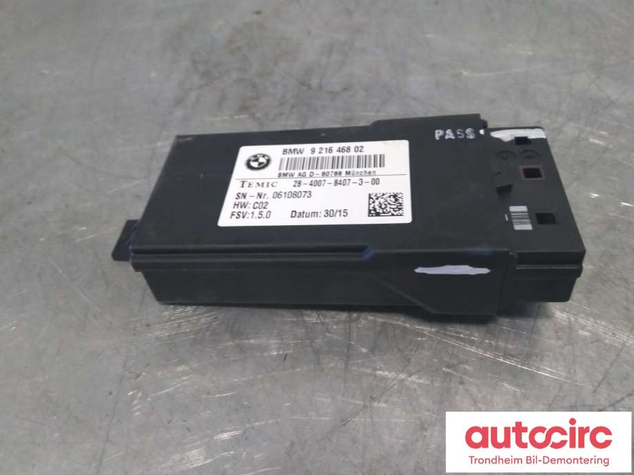 Styreenhet sete til BMW X5, 2013-2018 (F15) (F15) (TEMIC|921646802)