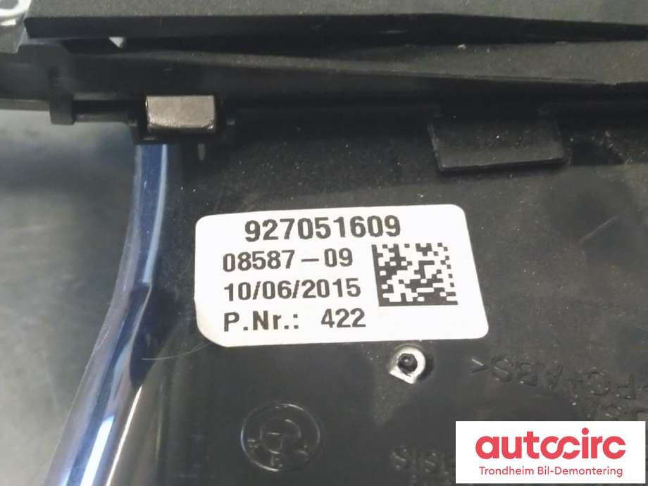 Dashbord friskluftdyse venstre til BMW X5 2013-2018 (F15) (F15) (..|9270516|64229270516|)