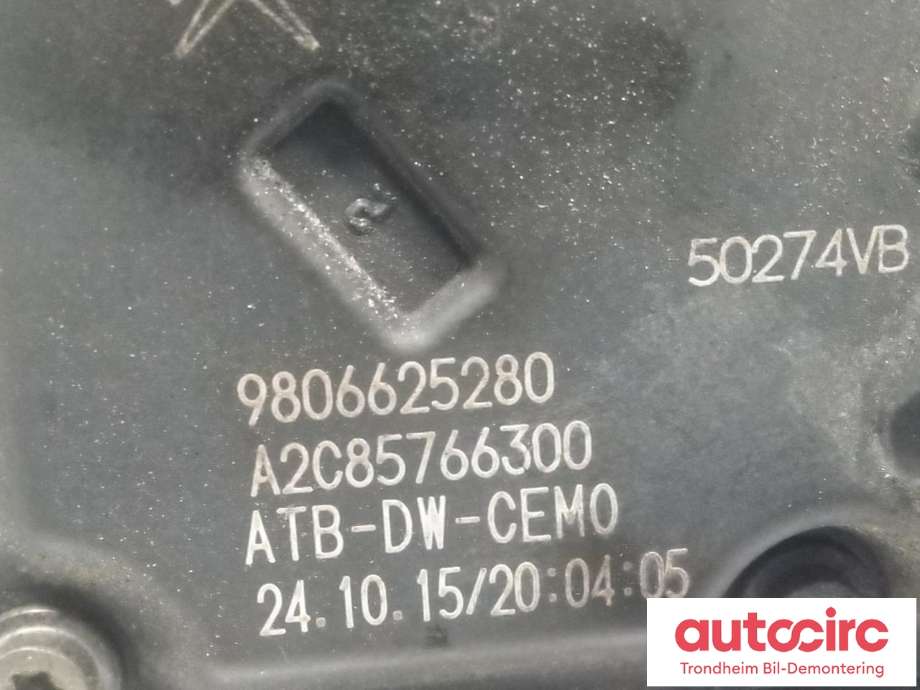 Spjeldhus til Ford Mondeo 2014-2019 (Type V, Fase 1)  (CONTINENTAL|DS7Q-9E926-CB|2431351|9806625280| A2C85766300)