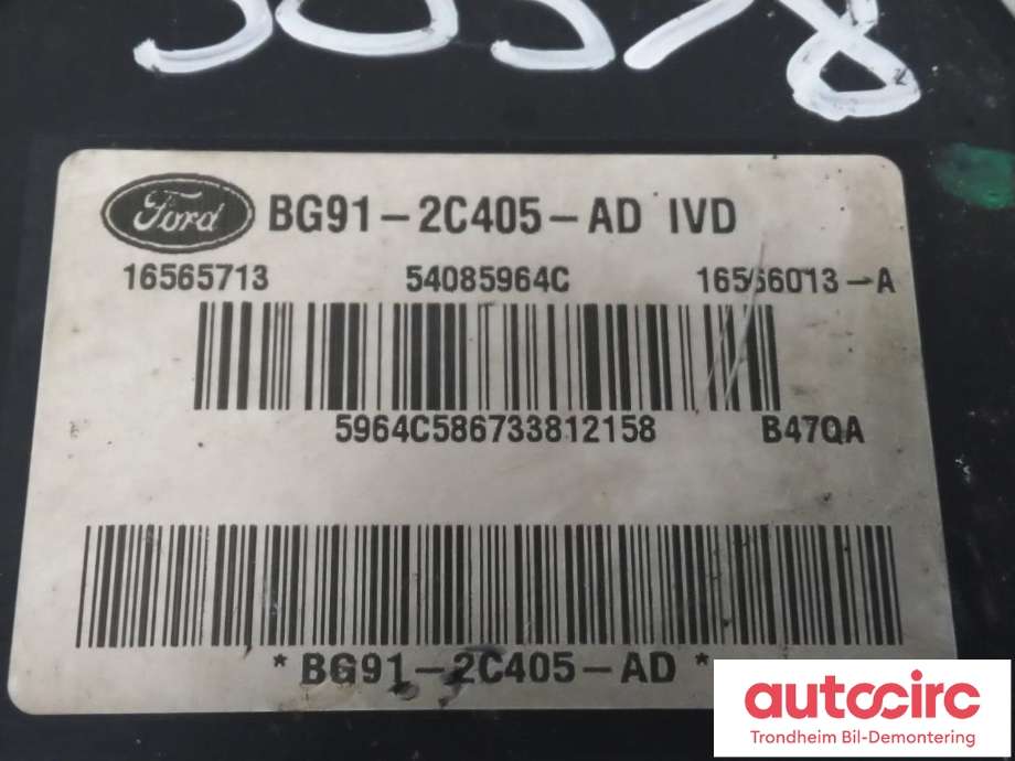 ABS sentral til Ford Mondeo 2011-2014 (Type IV, Fase 2) (..|BG91-2C405-AD|1857637|BG91-2C405-ME)