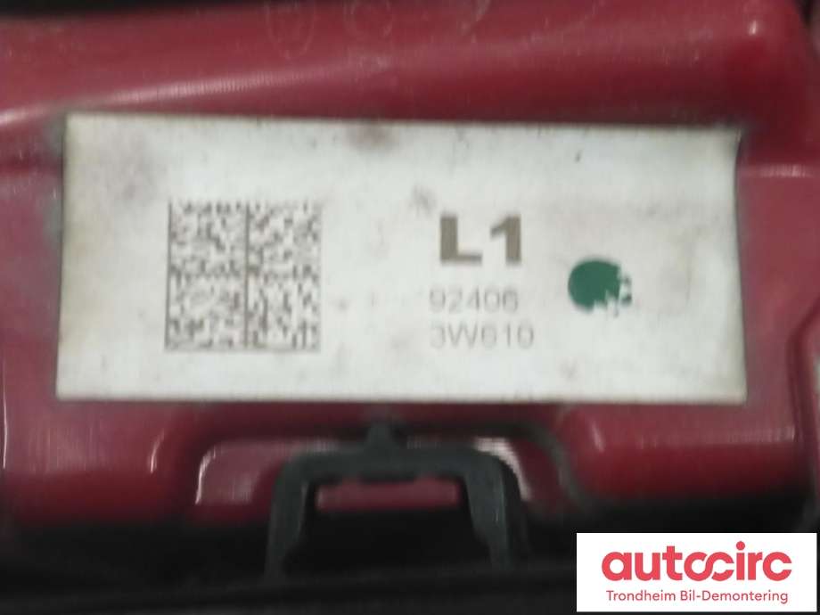 Baklykt høyre indre til Kia Sportage 2010-2016 (Type III)  (MOBIS|92406-3W610|924063W610|)