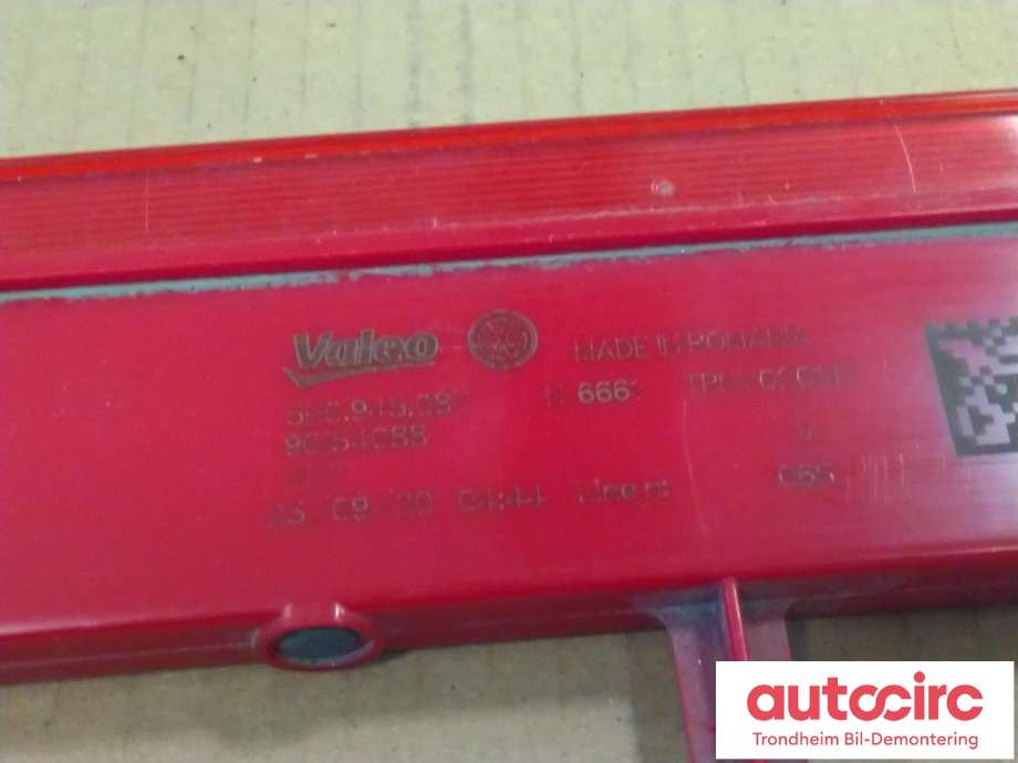 Baklykt bremselys bakrute til VW ID.3 2020-->>  (VALEO|5H0945087|)