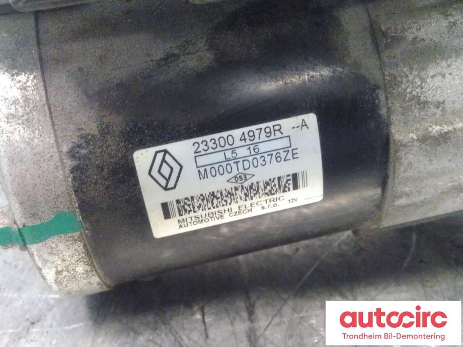 Starter til Nissan Qashqai 2014-2021 (Type II)  (MITSUBISHI ELECTRIC|23300-4979R|23300-00Q4B|2330000Q4B| M000TD0376ZE)