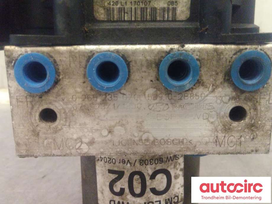 ABS sentral til Hyundai Santa Fe 2006-2009 (Type II, Fase 1)  (..|58910-2B850|589102B850|)
