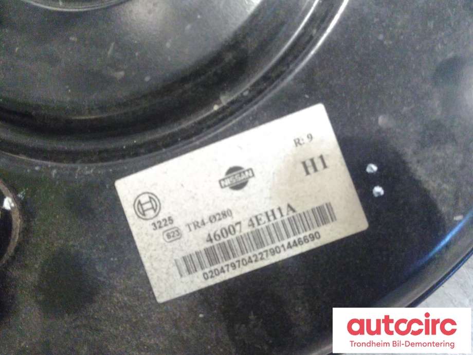 Bremsekraft-forsterker til Nissan Qashqai 2014-2021 (Type II)  (..|46007-4EH1A|47210-4EH0J|472104EH0J)