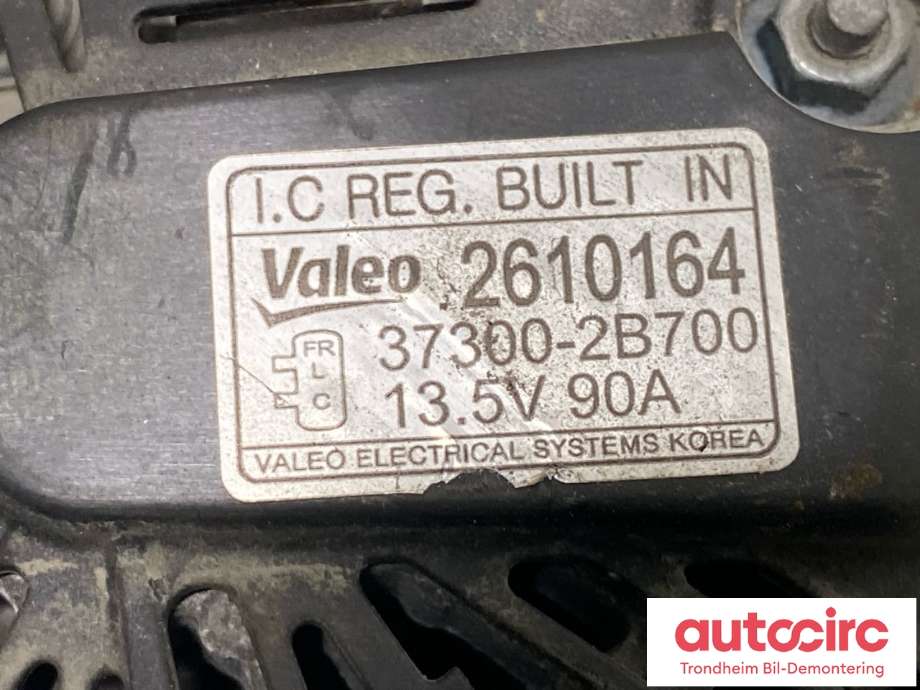 Dynamo til Hyundai i30 2012-2017 (Type II)  (VALEO|373002B700|)