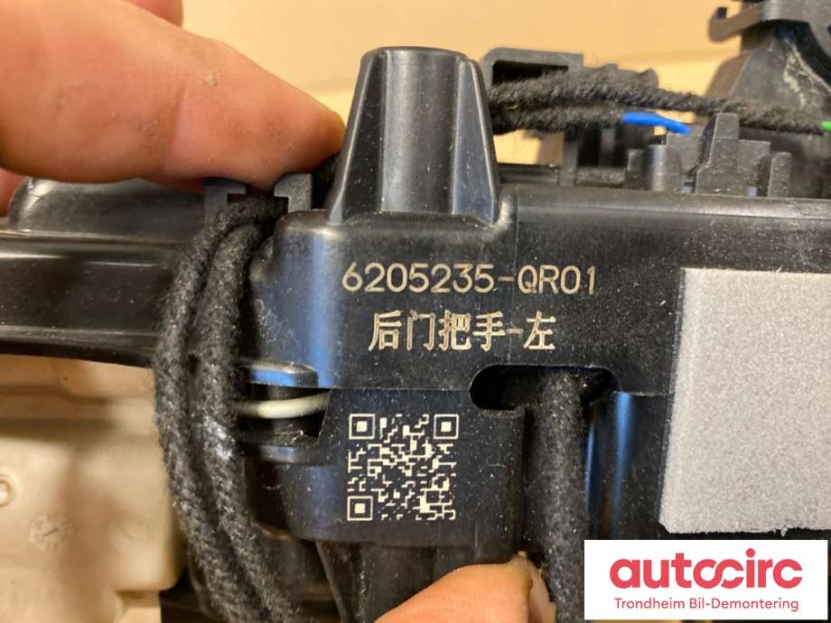 Dørhåndtak utv venstre bak til Hongqi E-HS9 2022-->>  (..|6205235-QR01|)